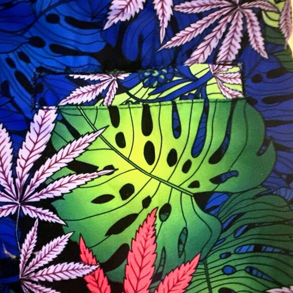 KRONIC PRINTS Men's Weed Pot Surfing Swim Board Shorts Trunks Size Small NWoT - Picture 4 of 6